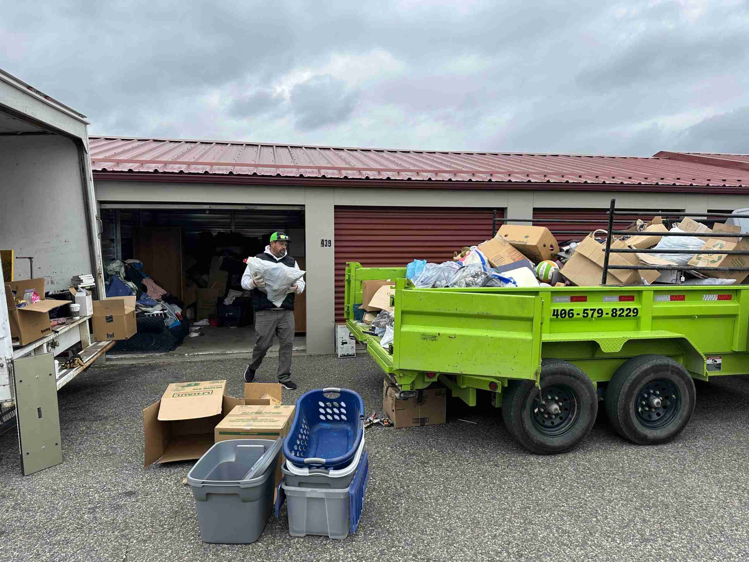 Storage unit cleanout service in Bozeman, MT